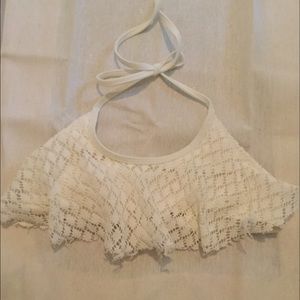 Off white Crochet Bikini Top